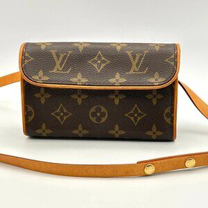 Louis Vuitton Pochette Florentine Monogram Belt Bag Waist Bag Crossbody Vintage